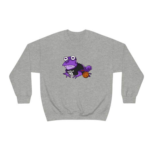 Basketball Hypnotoad™ Crewneck (Black Jersey) - Hypnotoad Store