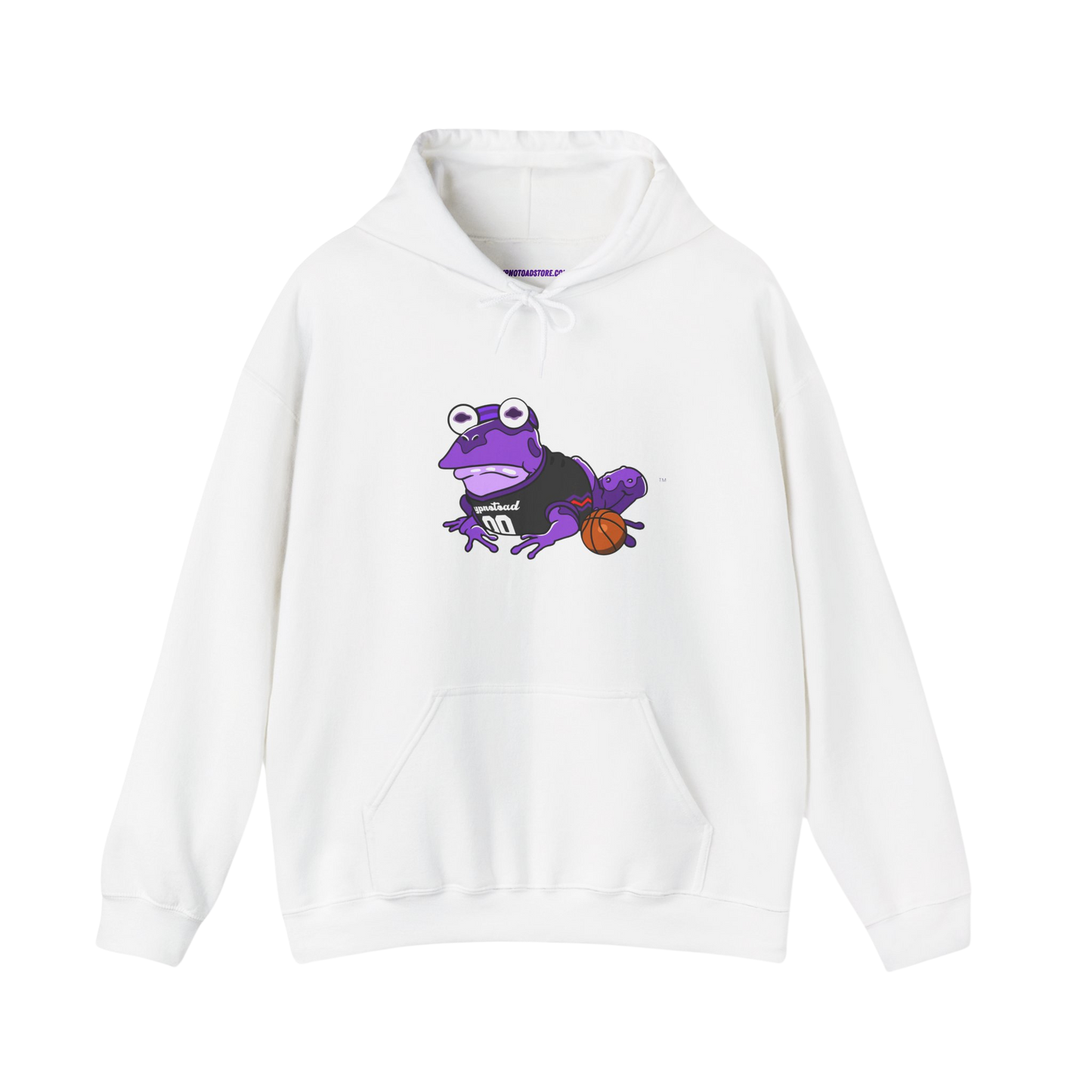 Basketball Hypnotoad™ Hoodie (Black Jersey)