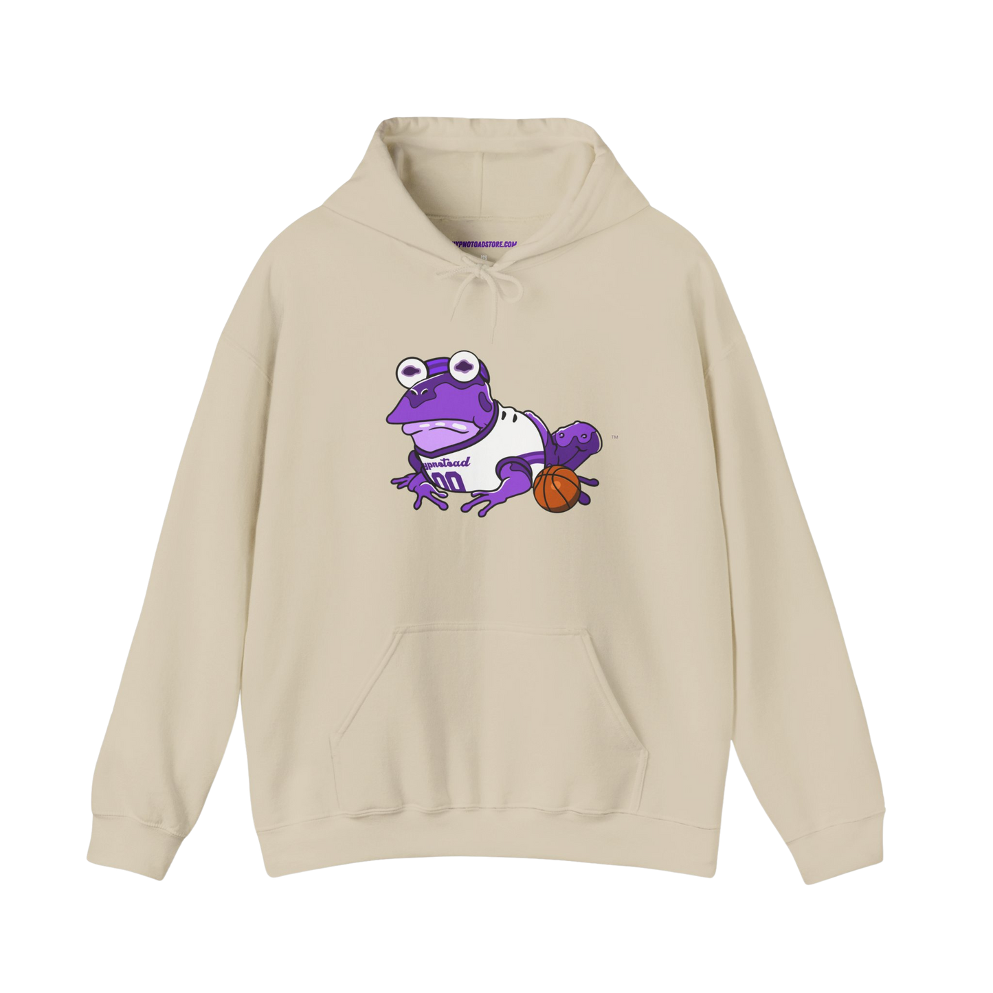 Basketball Hypnotoad™ Hoodie (Light Sand)