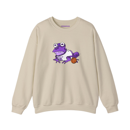 Basketball Hypnotoad™ Crewneck (White Jersey)