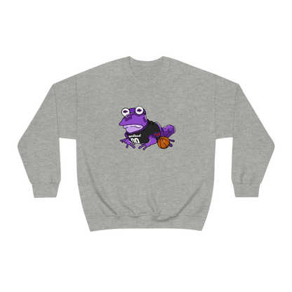 Basketball Hypnotoad™ Crewneck (Black Jersey) - Hypnotoad Store